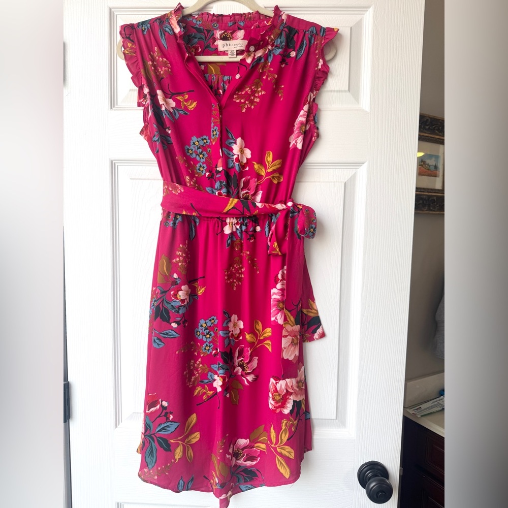 Philosophy Pink Floral dress
